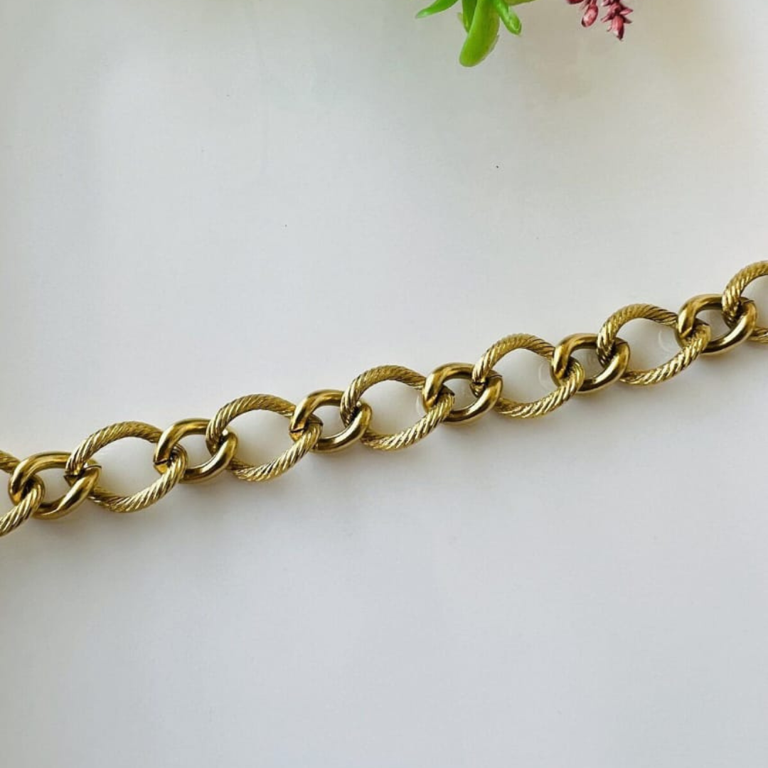 Stainless Steel chained bracelet