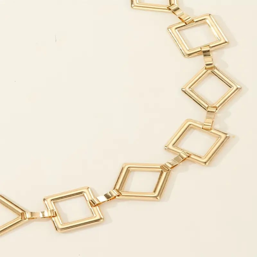 Stainless Steel Minimalist Rhombus Bracelet