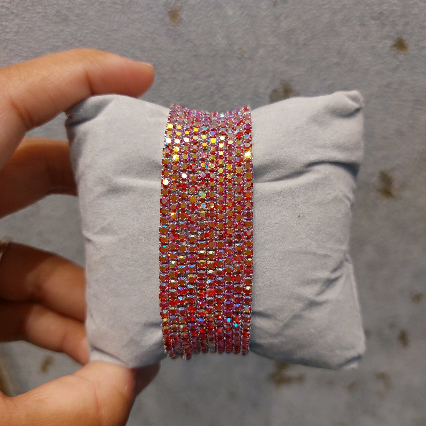 Rhinestones bracelet - Elastic Band (set of 5)