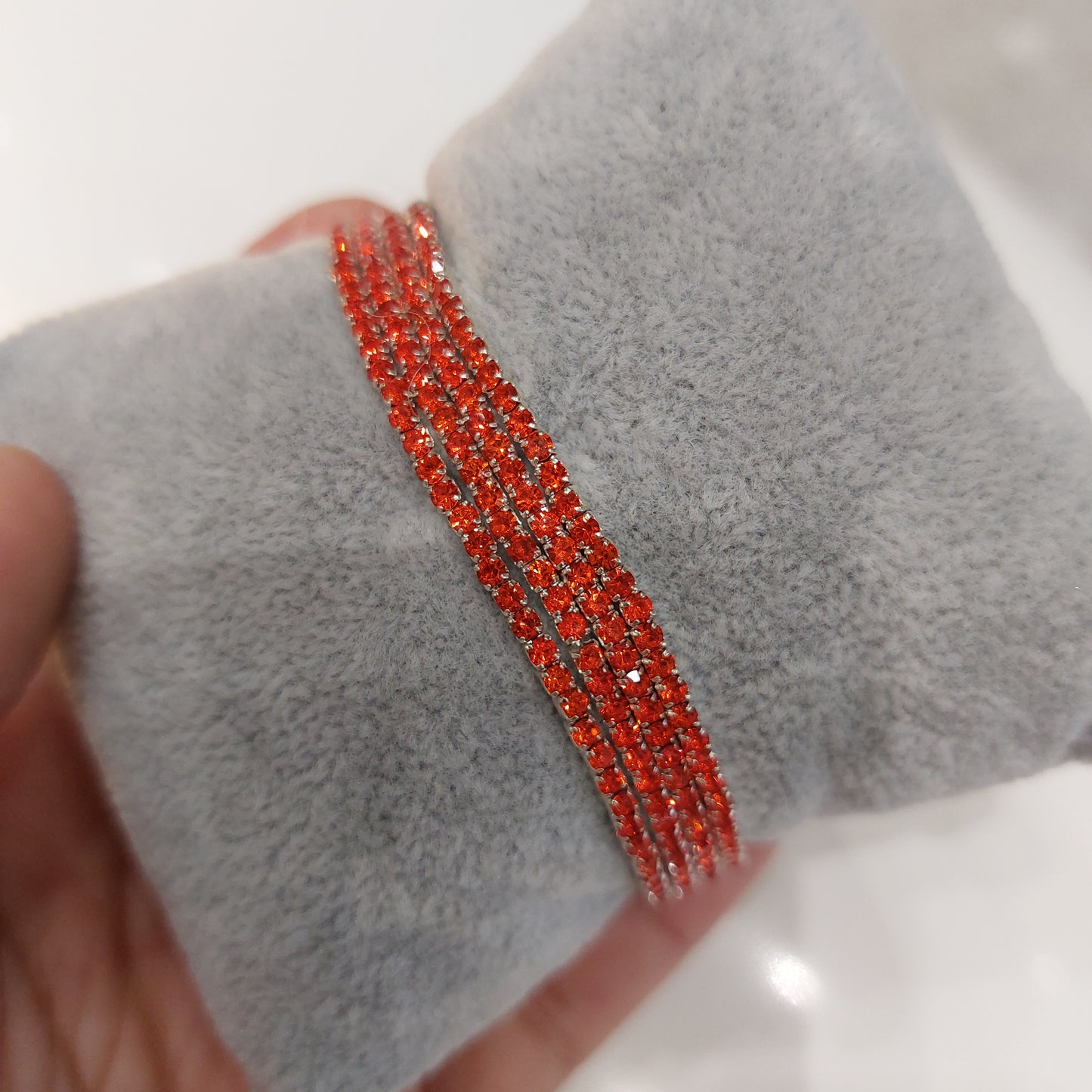 Rhinestones bracelet - Elastic Band (set of 5)