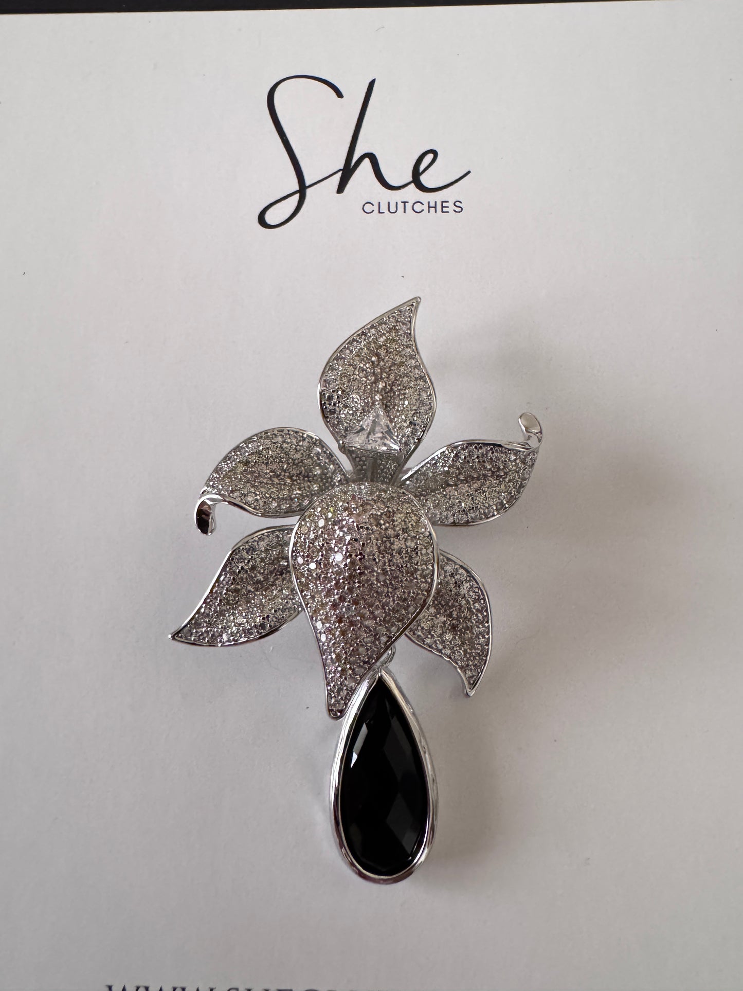 Dangling flower 2 Brooch