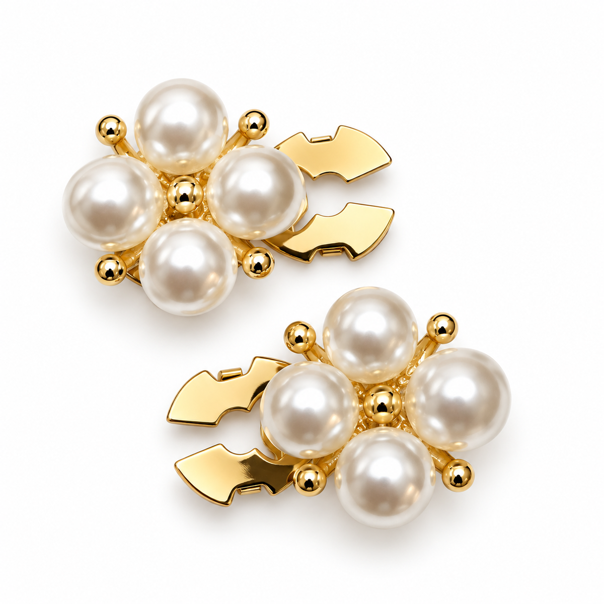 Pearl Flower cufflinks