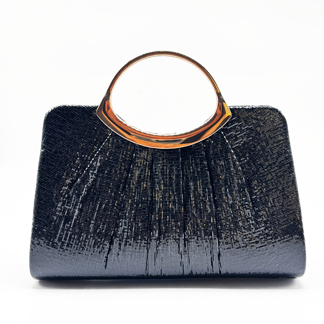 Pleated Foil Clutch