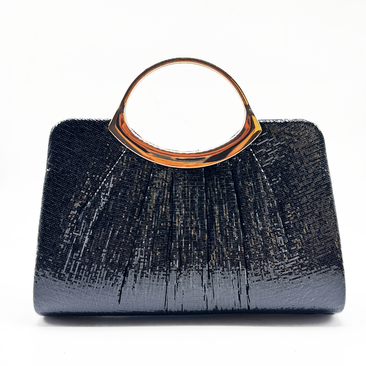 Pleated Foil Clutch