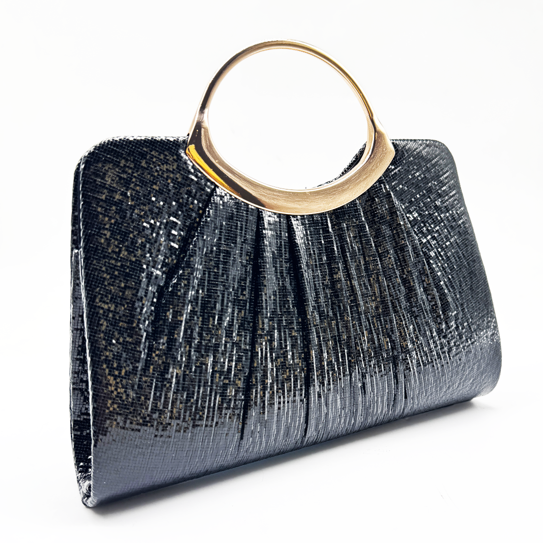 Pleated Foil Clutch
