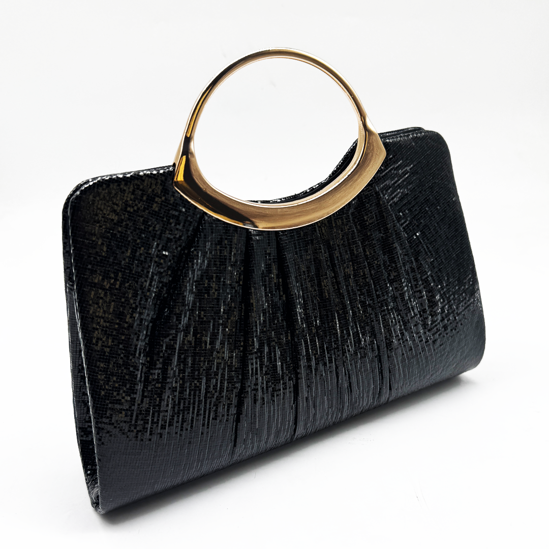 Pleated Foil Clutch