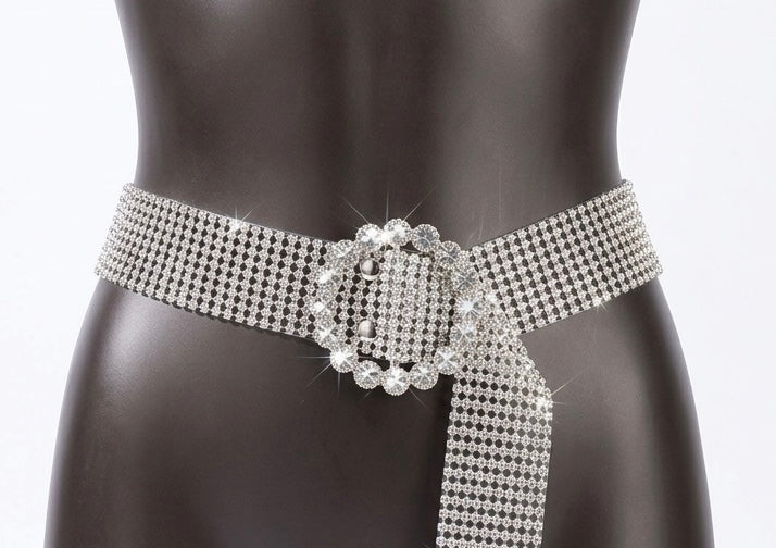 Rhinestones belt 5