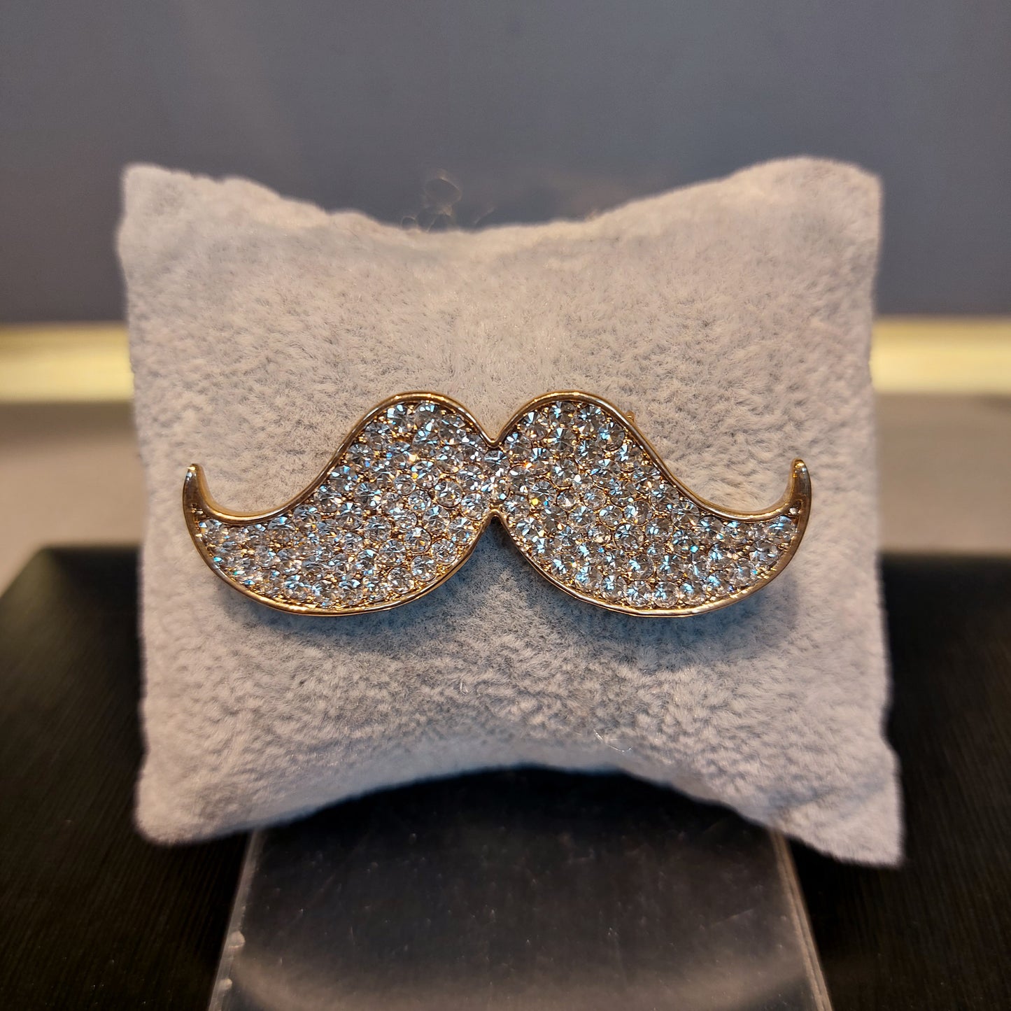 Mustache Brooch