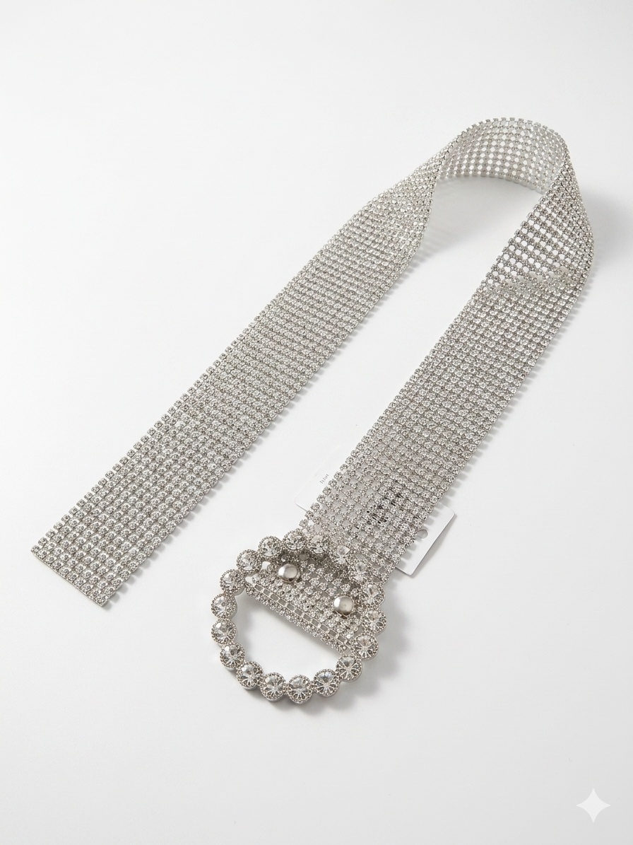 Rhinestones belt 5
