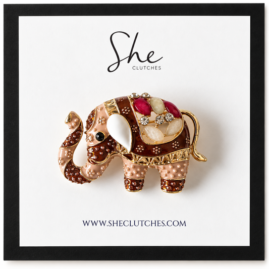 Elephant Brooch