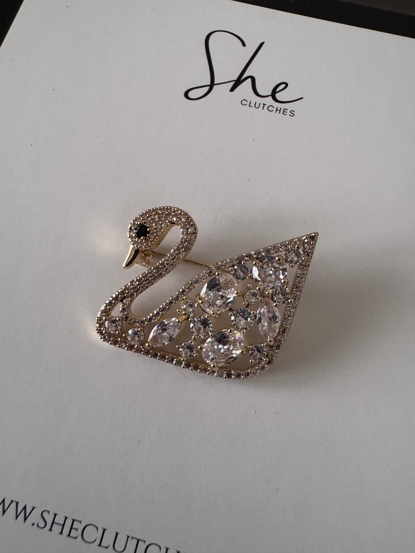 Swan Brooch