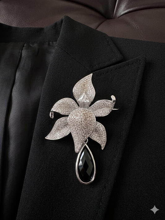 Dangling flower 2  Brooch