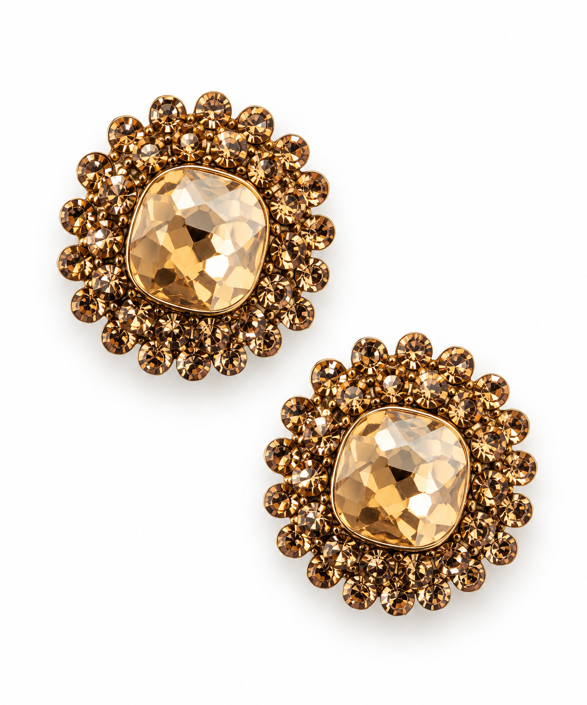 Amber cufflinks
