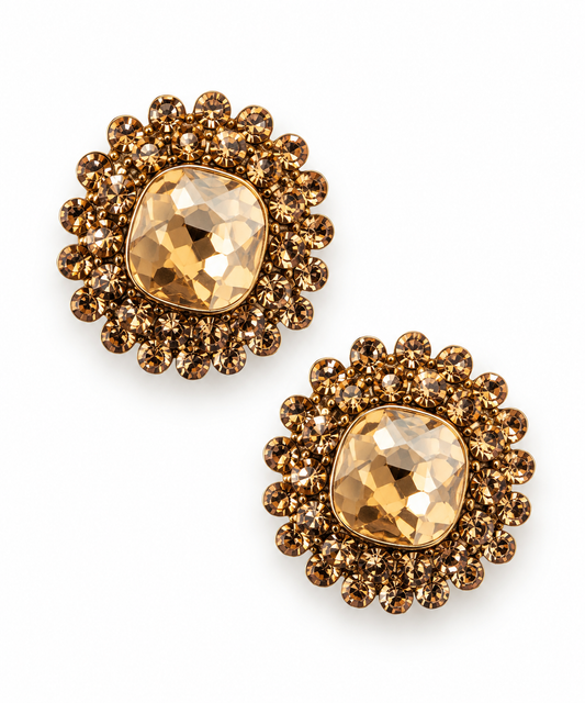 Amber cufflinks