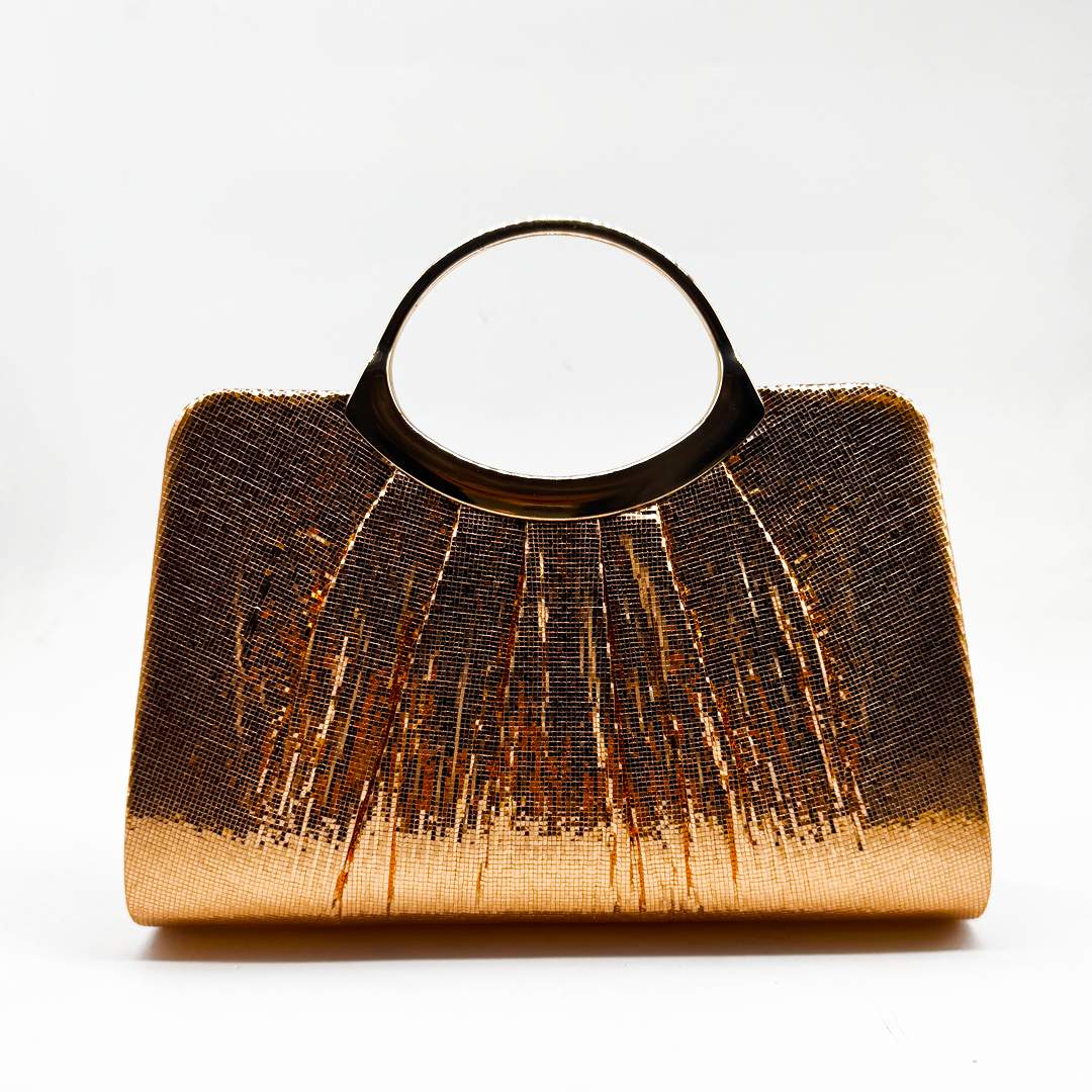 Pleated Foil Clutch