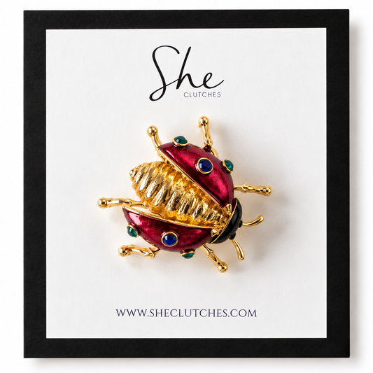 Lady Bug Brooch