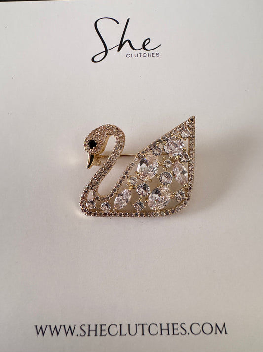Swan Brooch
