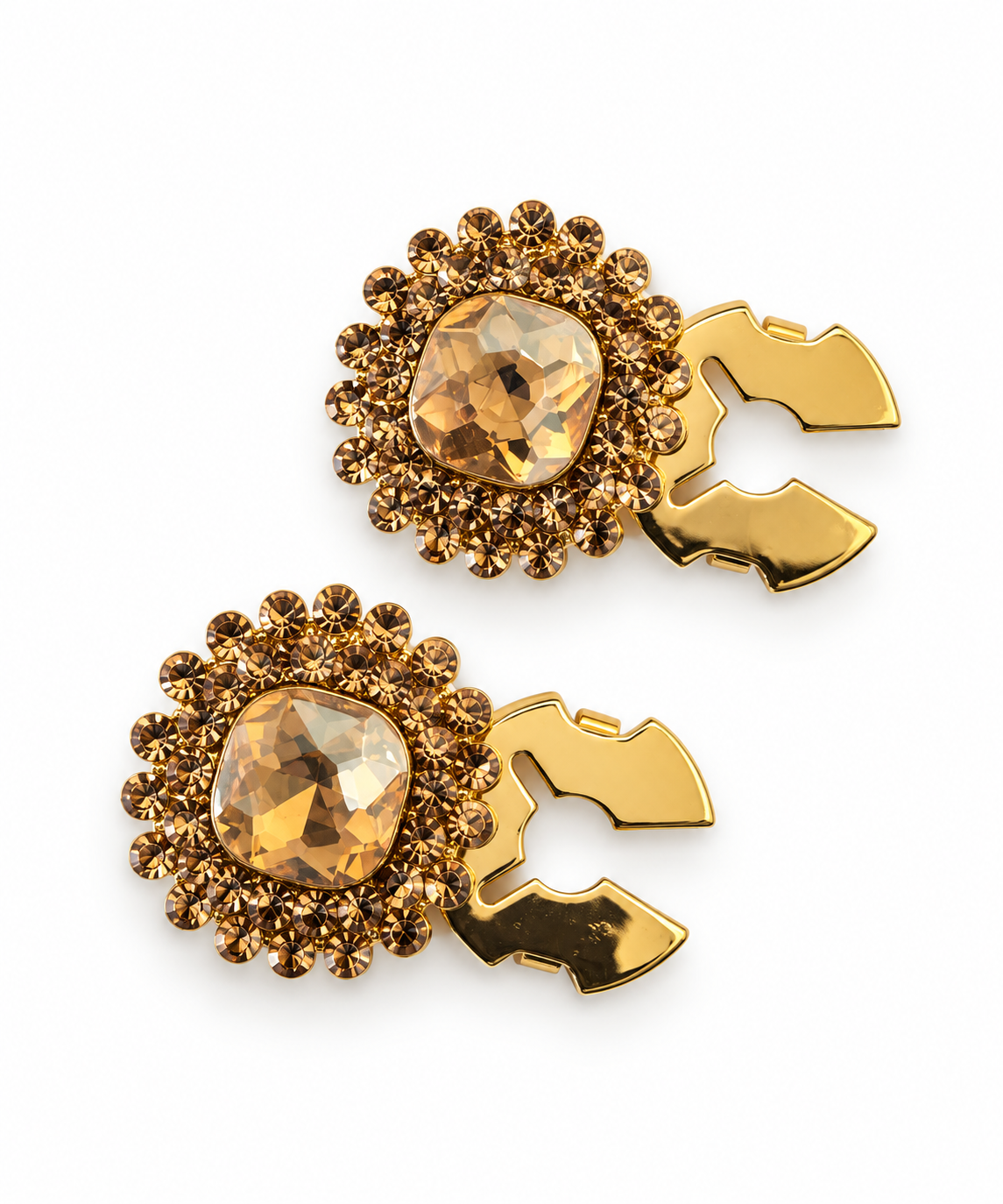 Amber cufflinks