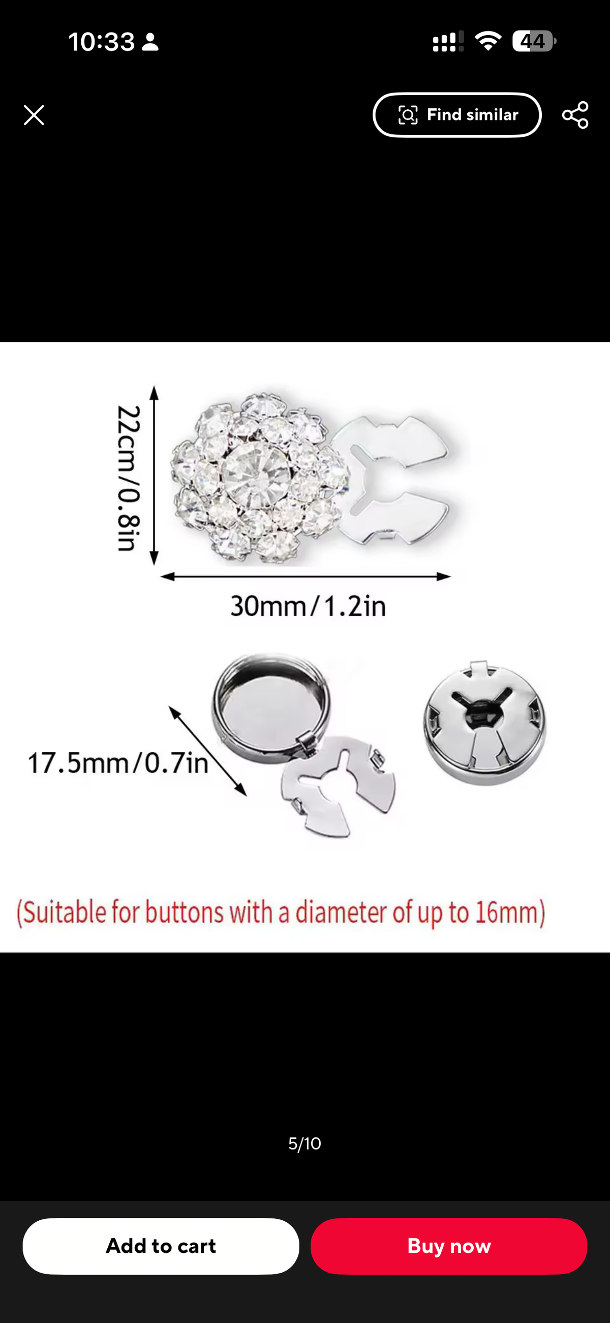 Etoile cufflinks