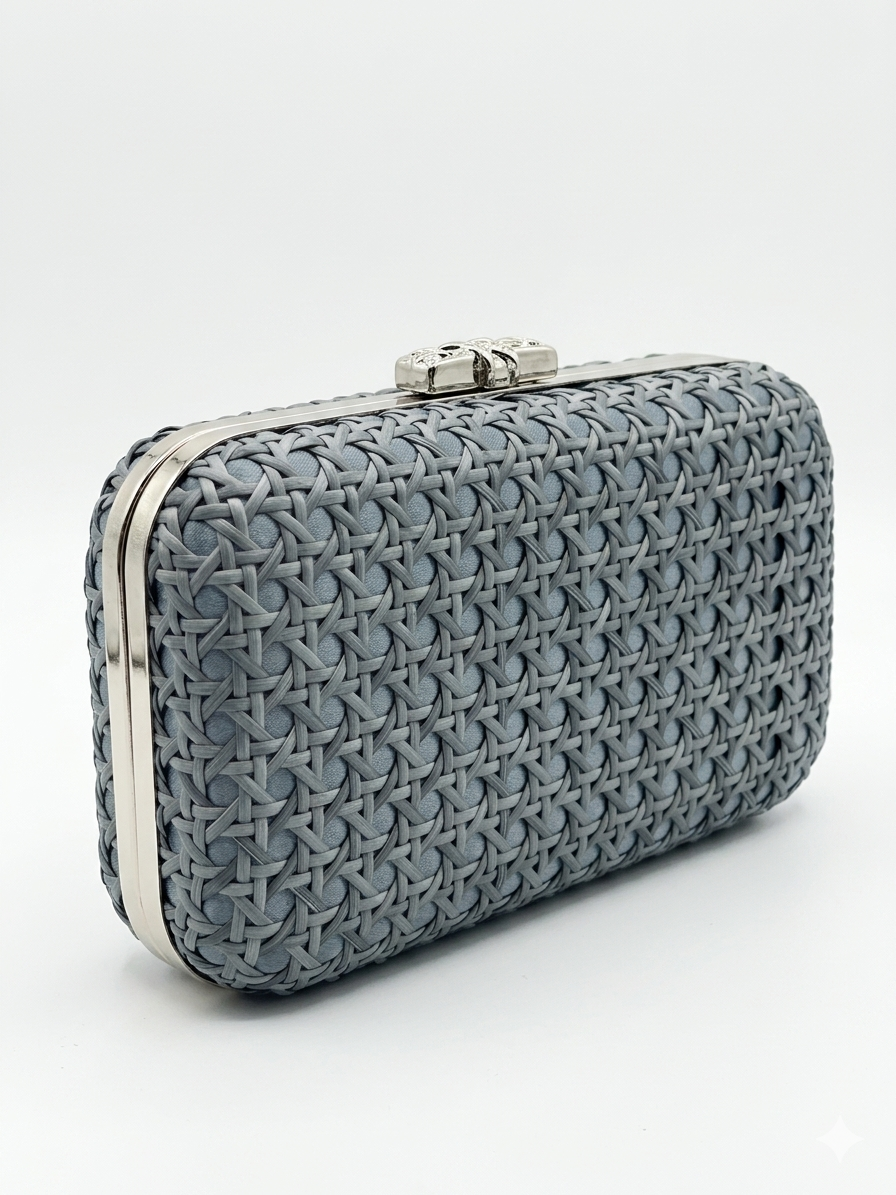 Rattan clutch