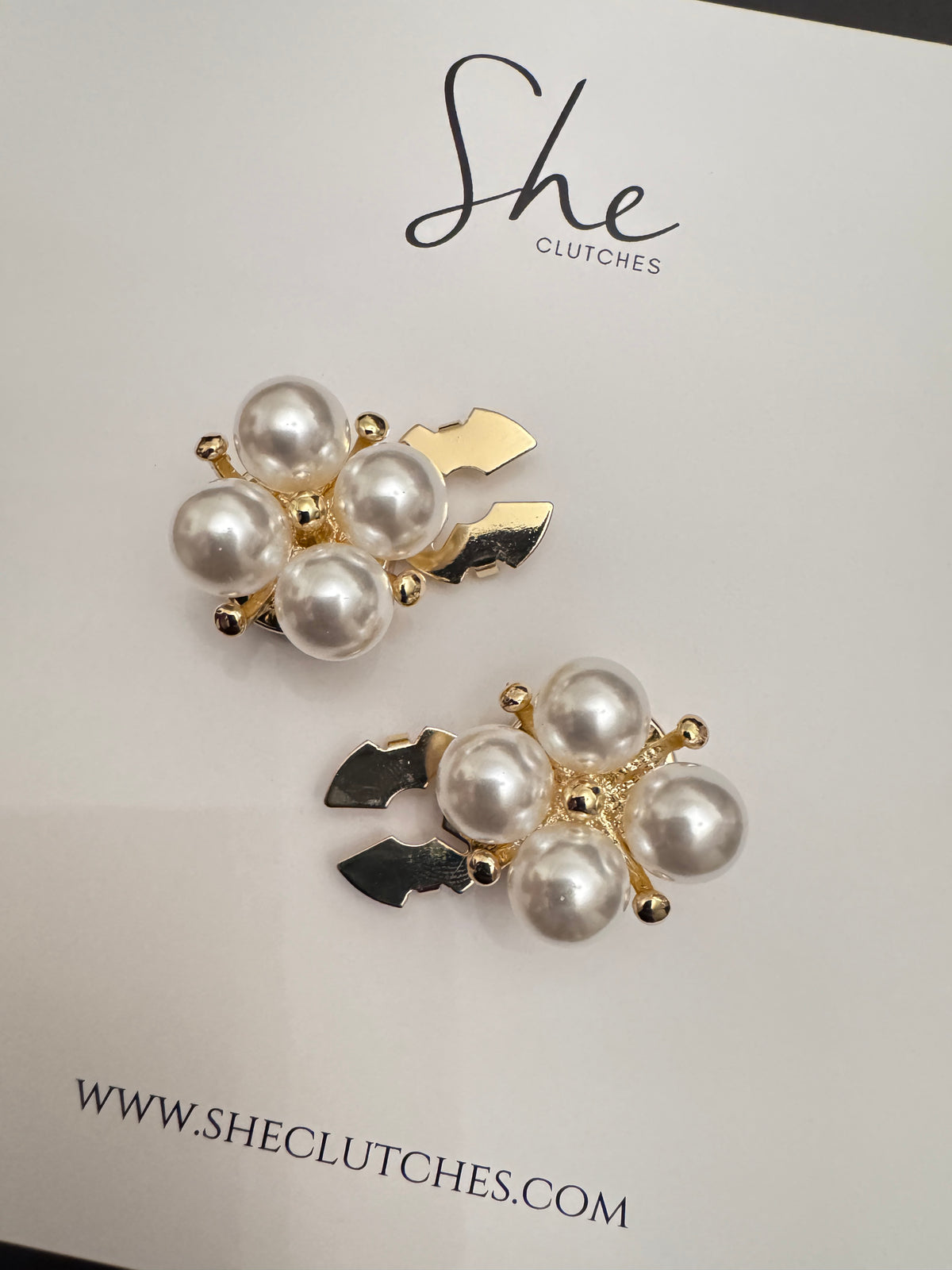 Pearl Flower cufflinks