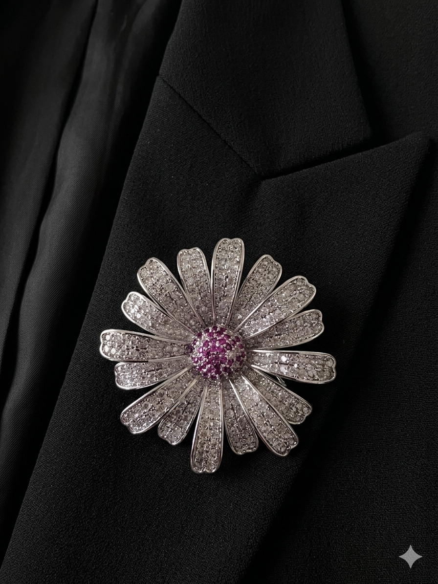 Flower 3  Brooch