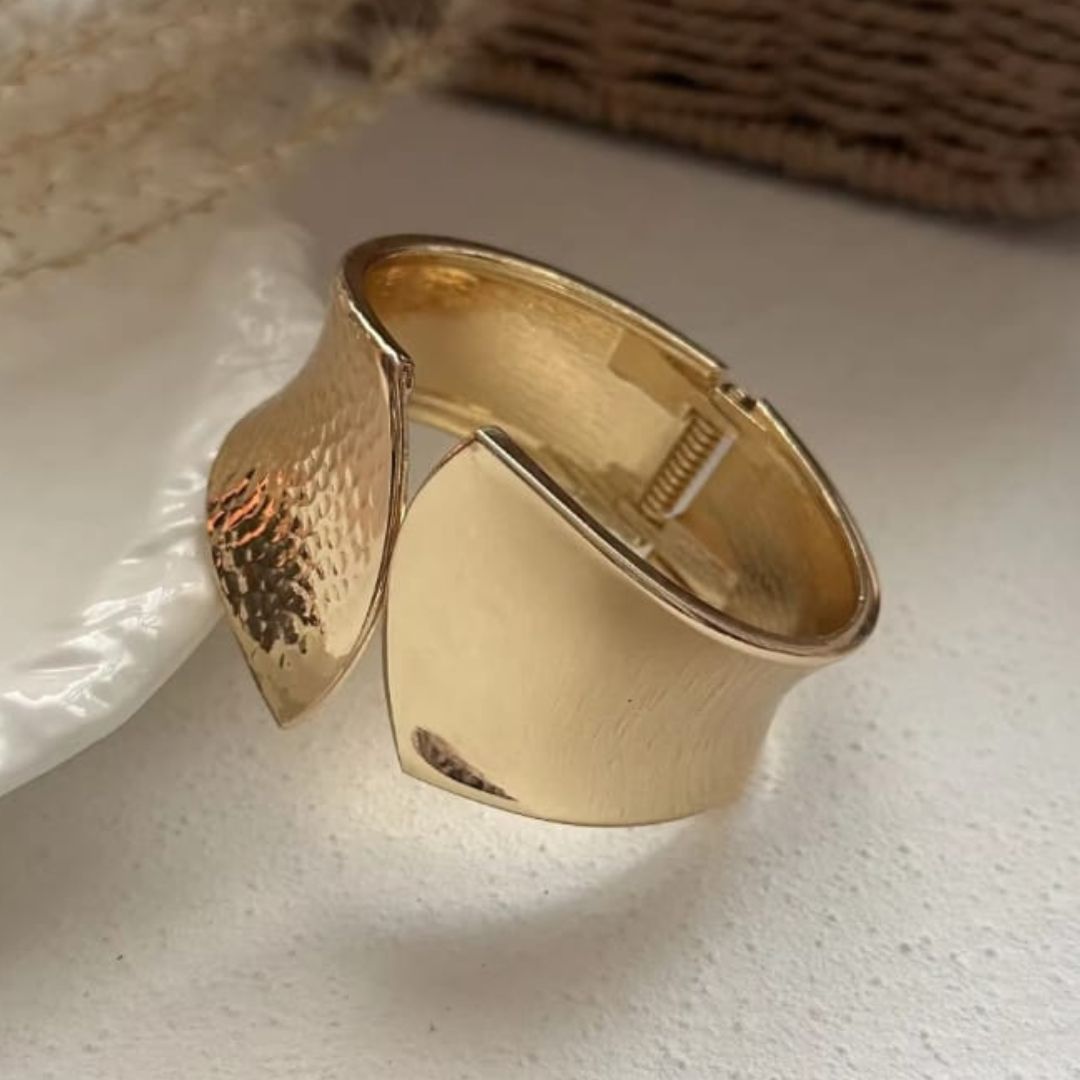 Half Hammered Bangle
