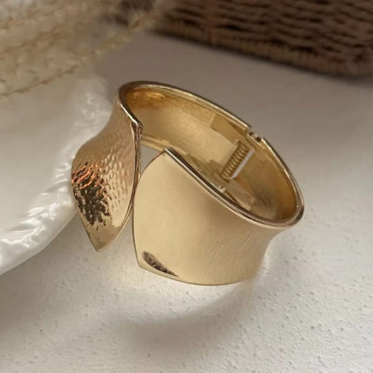 Half Hammered Bangle
