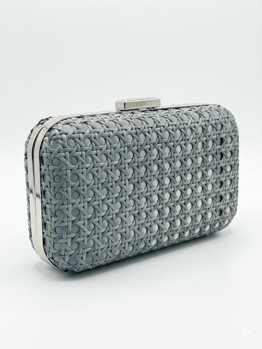 Rattan clutch